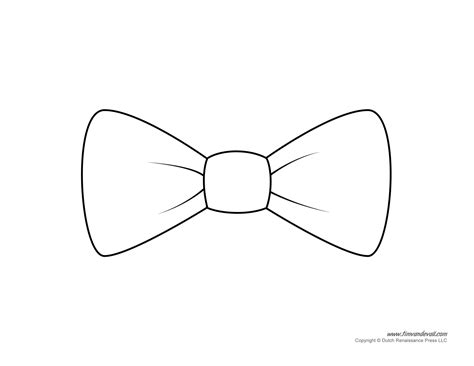 Bow Tie Printable Templates