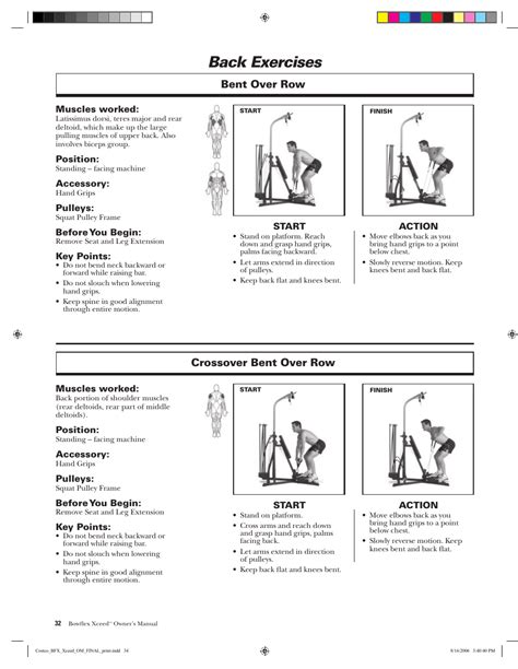 Bowflex Xceed Instruction Manual
