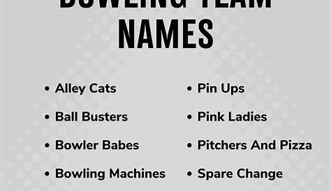 Unlock The Secrets Of Bowling Team Names: Discover Unforgettable Monikers