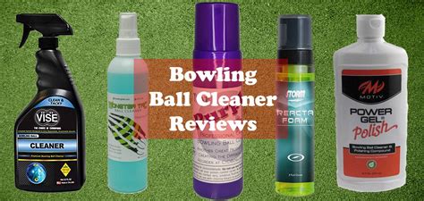 bowling ball cleaning products