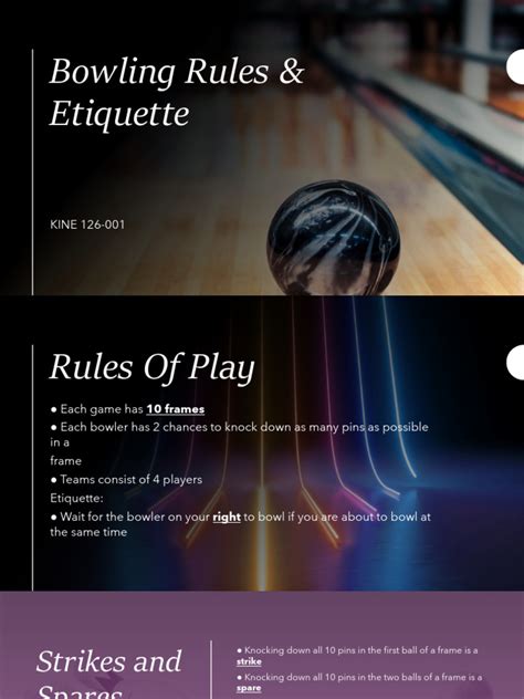 Bowling Rules Pdf