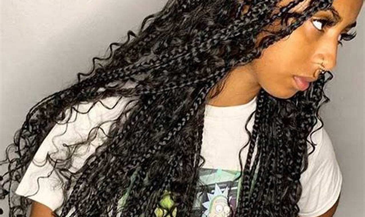 Unveil the Secrets of Box Braids with Curls: Embrace Your Natural Crown