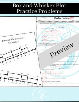 box and whisker plot practice problems