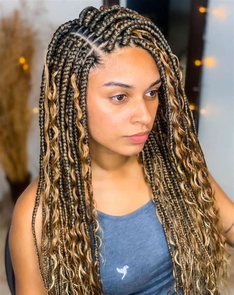 box braids styles
