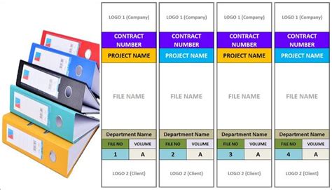 Box File Labeling Format