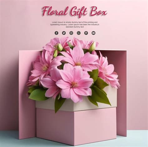 Box Floral Background