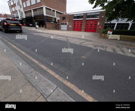 Box Junction Outside Fire Station