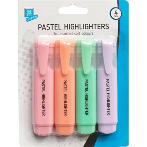 box of highlighters