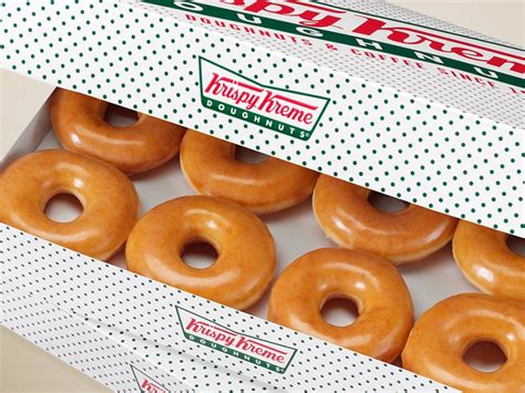 box of krispy kreme doughnuts