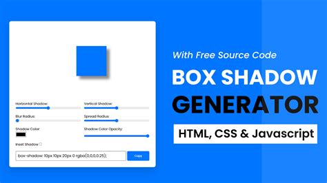 Box Shadow From Javascript