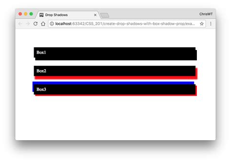 Box Shadow Property In Css3
