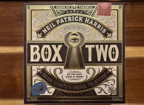 Box Two Neil Patrick Harris Walkthrough