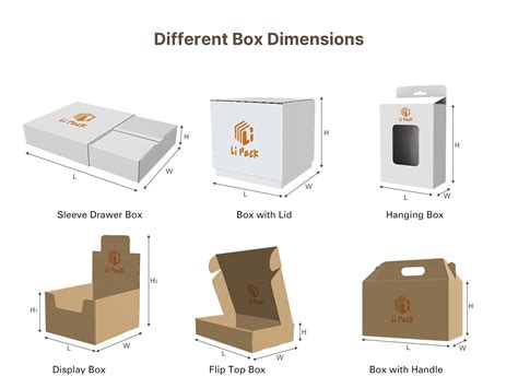 Boxes Dimensions Cm
