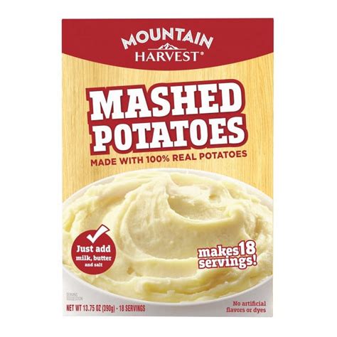 Boxes Mashed Potatoes
