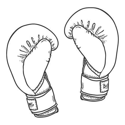 Boxing Drawing Gloves