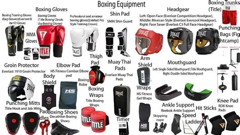 Boxing Tools Names