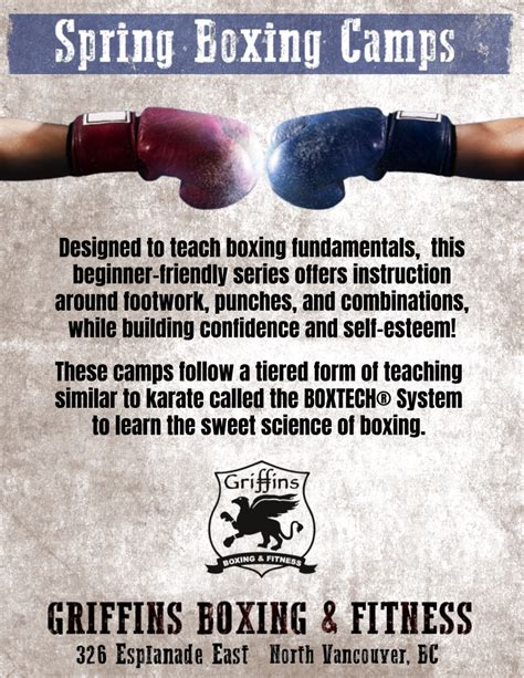 Boxing Training Camp Example