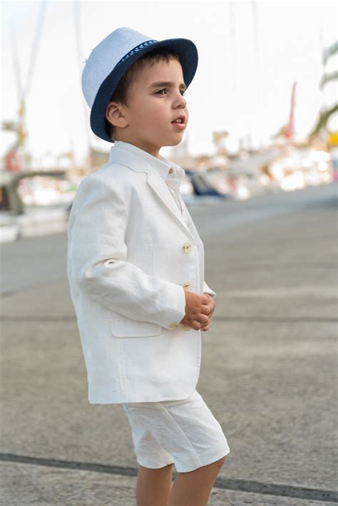 Boy Linen Suit Set