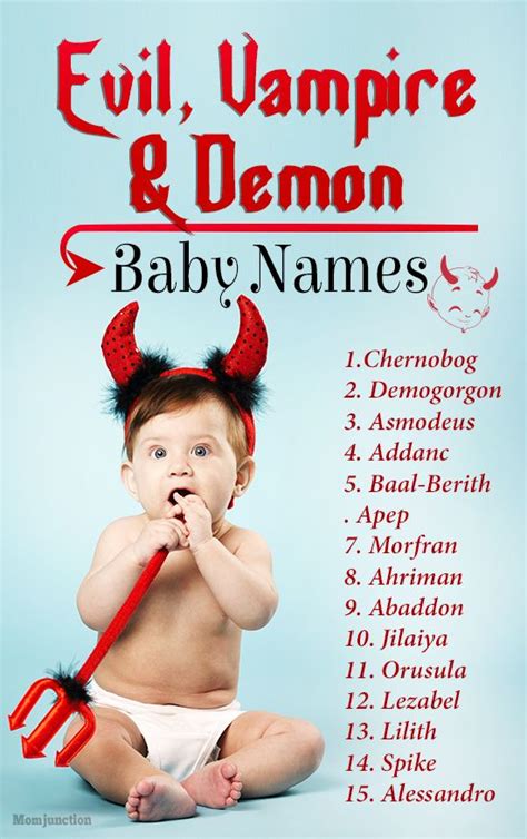 boy names that mean evil