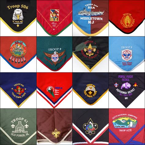 boy scout neckerchief color meaning