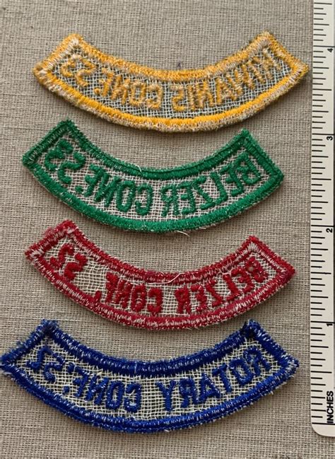 Boy Scout Segment Patches