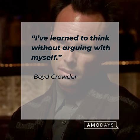 Boyd Crowder Quotes About Intelligence