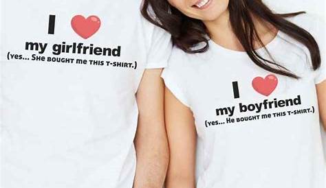 Boyfriend Girlfriend Couple T-shirt