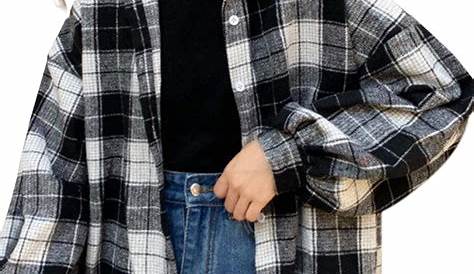 Plaid Flannel Boyfriend Shirt | Long flannel shirts, Boyfriend plaid