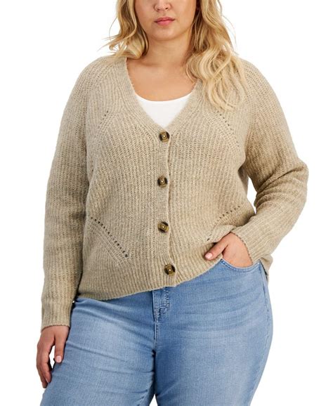 Boyfriend Cardigan Plus Size