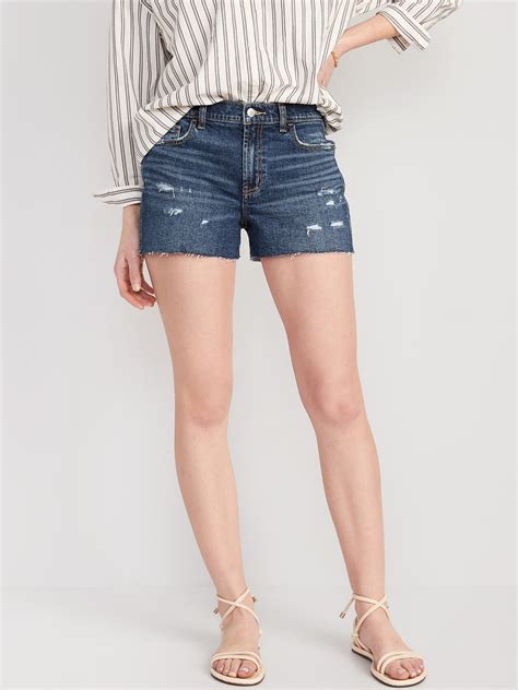 Boyfriend Cut Jean Shorts