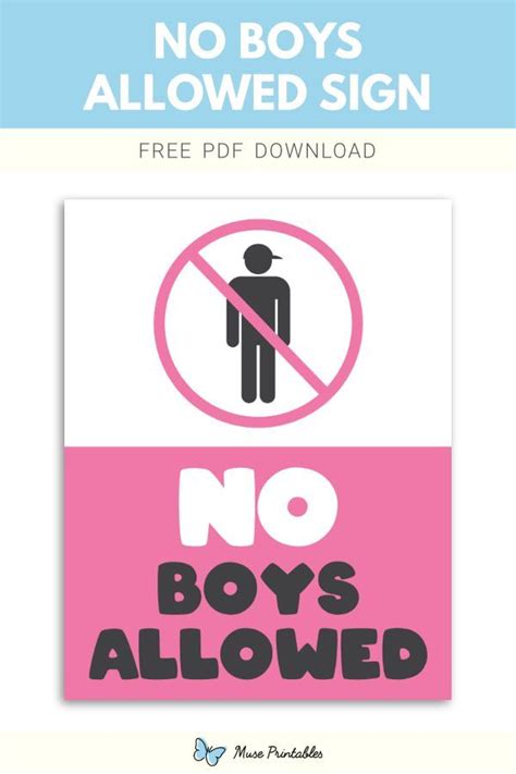 boys allowed 2 no