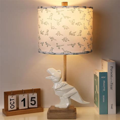 Funny Creative Shy Little Boy Bedside Multicolored Lampshade Light