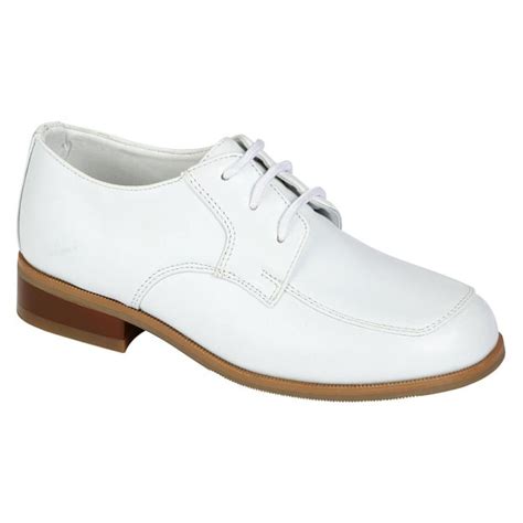 boys white dress shoes size 4