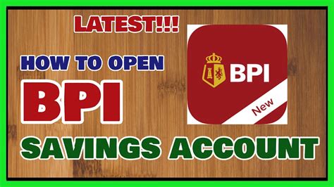 bpi new account requirements