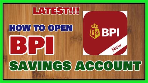 bpi open savings account online