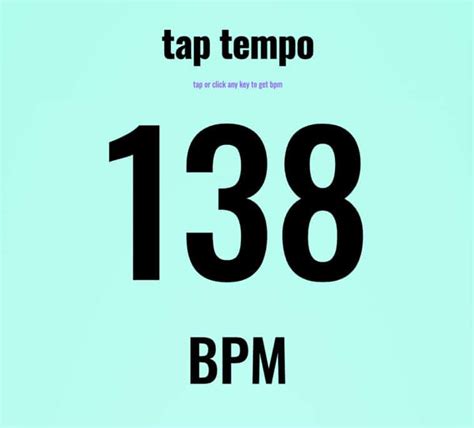 bpm finder online tap