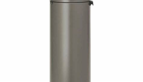 Brabantia Bo Touch Bin, 30L + 30L, Platinum Leekes