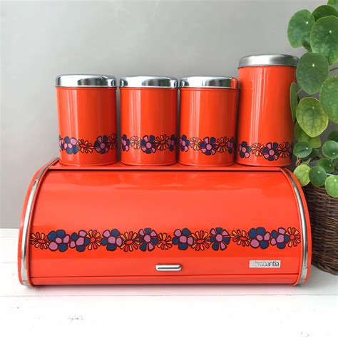 Brabantia Bread Bin Orange
