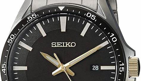 Seiko Men's Analog Japanese-Quartz Watch with Stainless-Steel Strap