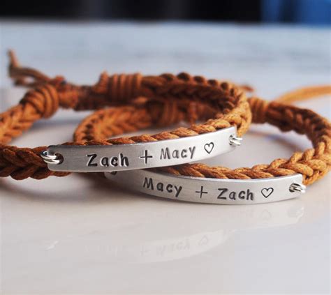 bracelet with boyfriend s name