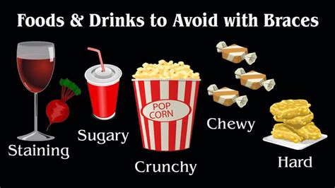 Braces Drinks To Avoid