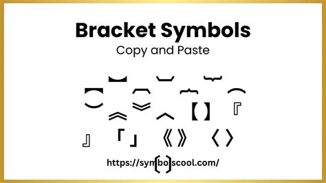 Bracket Art Copy And Paste