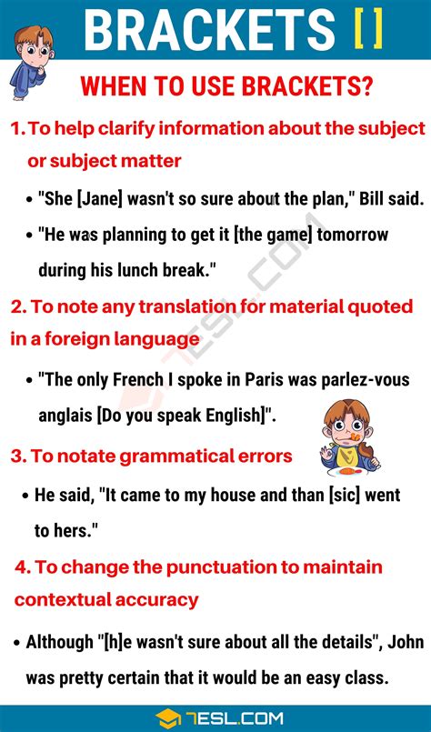 Bracket In A Sentence Examples