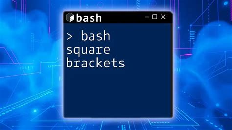Brackets Bash Script