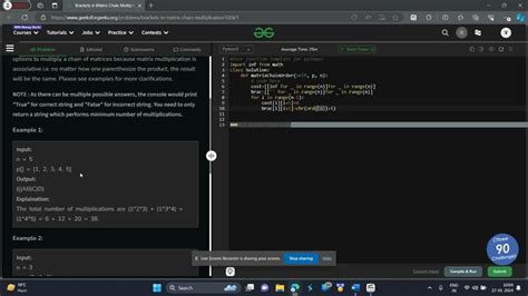 Brackets Matrix Python