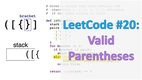 Brackets Parentheses Leetcode