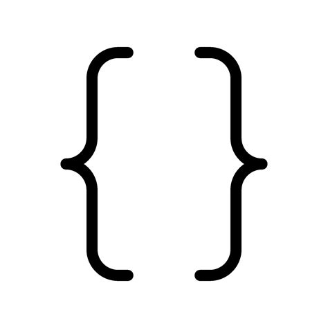 Brackets Symbol Aesthetic