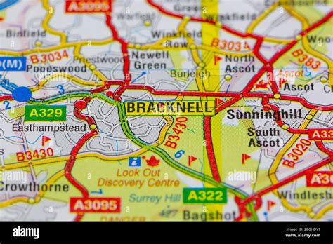 bracknell on a map