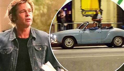 Brad Pitt drives vintage car for Once Upon A Time In Hollywood | Daily