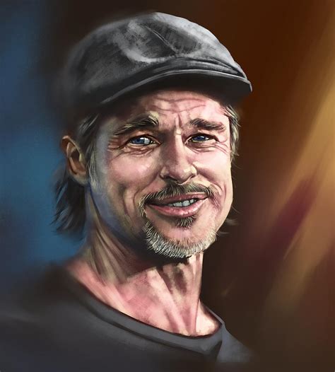 brad pitt's artwork